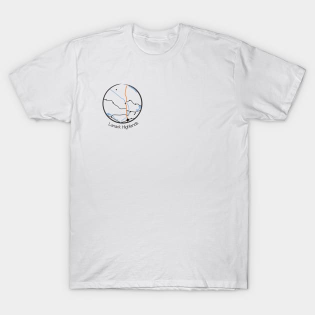 Lanark Highlands round map T-Shirt by ALynnAubie